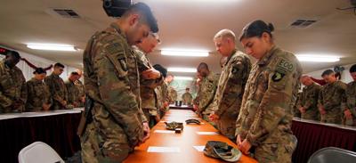 Soldiers exercise spiritual endurance during deployment